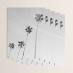 Black & White Palm Trees, Beach Palms Wrapping Paper Gallery Image 3