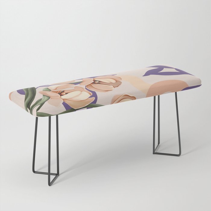 Large pink flowers MP3 Bench Gallery Image 1