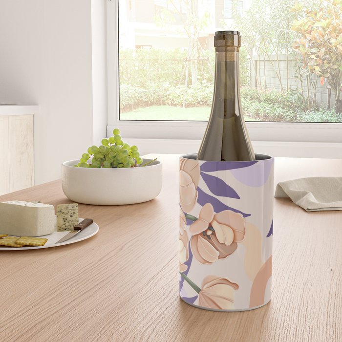 Large pink flowers MP3 Wine Chiller Gallery Image 4