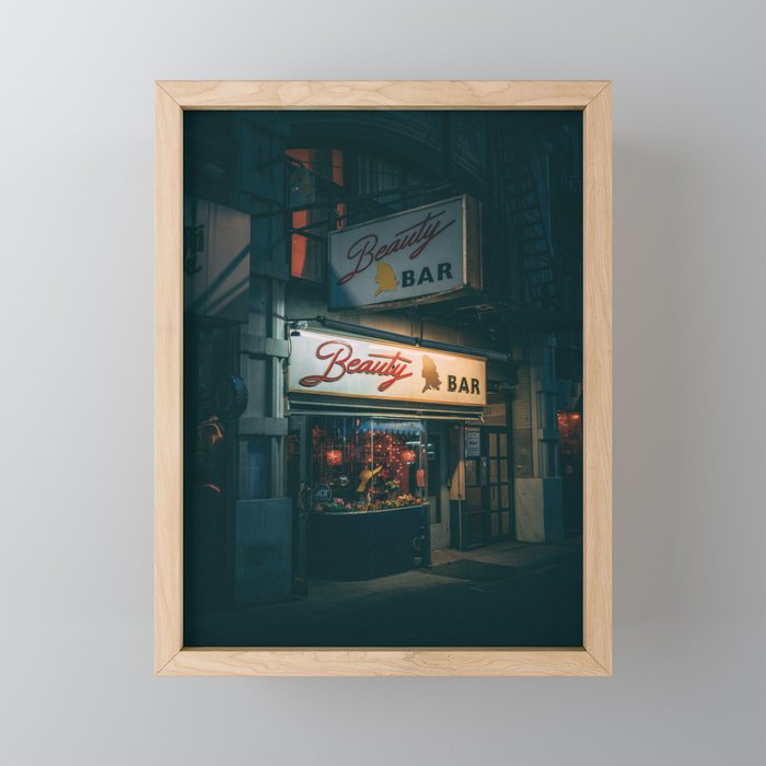 Beauty Bar, East Village Mini Art Print