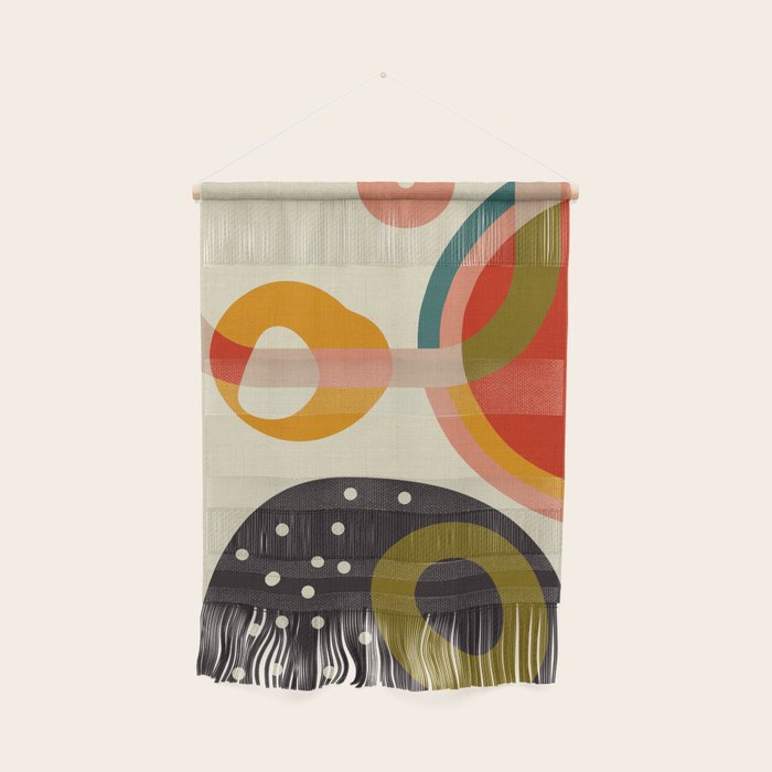 mid modern geometric minimal Wall Hanging Gallery Image 1