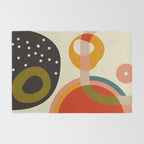 mid modern geometric minimal Rug Gallery Image 2