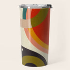 mid modern geometric minimal Travel Mug Gallery Image 2