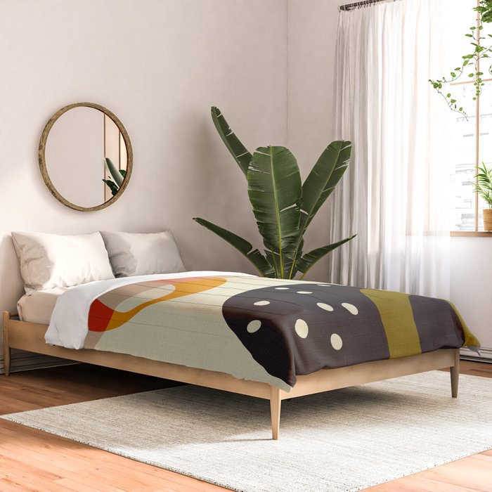 mid modern geometric minimal Comforter Gallery Image 2
