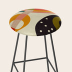 mid modern geometric minimal Stool Gallery Image 2