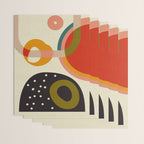mid modern geometric minimal Wrapping Paper Gallery Image 3