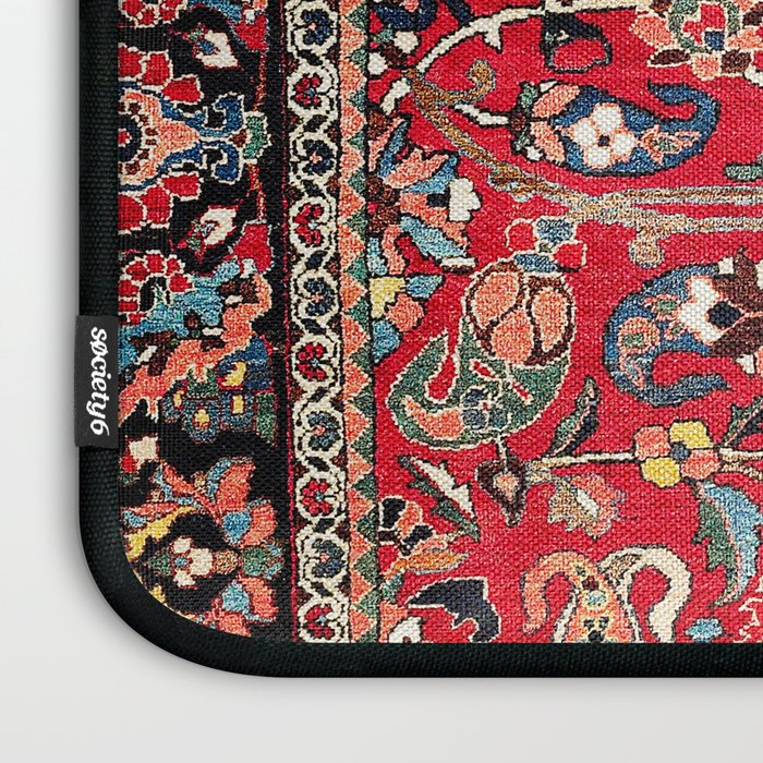 Bakhtiari Persian Floral Rug Print Laptop Sleeve Gallery Image 3