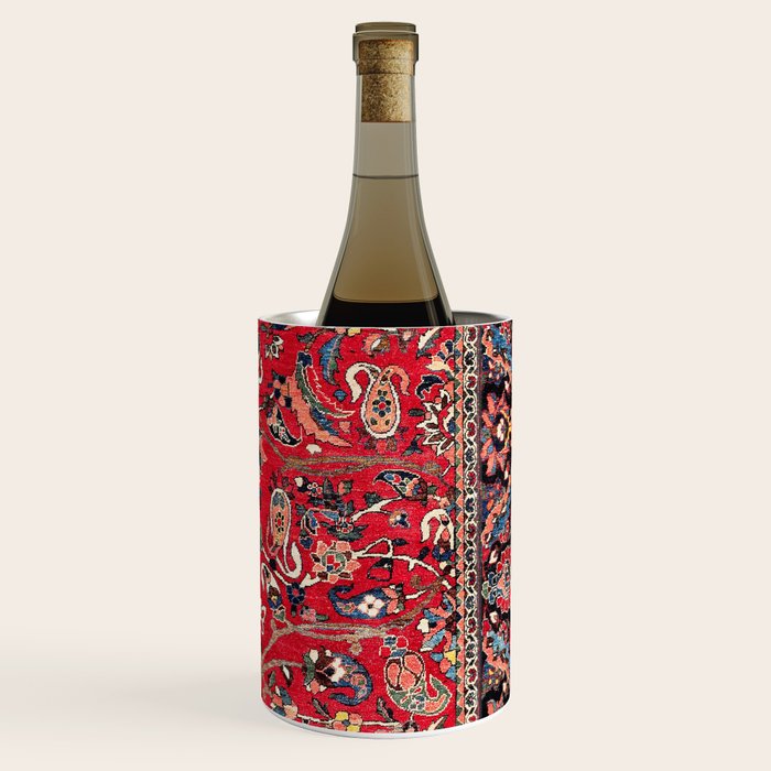 Bakhtiari Persian Floral Rug Print Wine Chiller Gallery Image 3