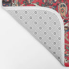 Bakhtiari Persian Floral Rug Print Bath Mat Gallery Image 2