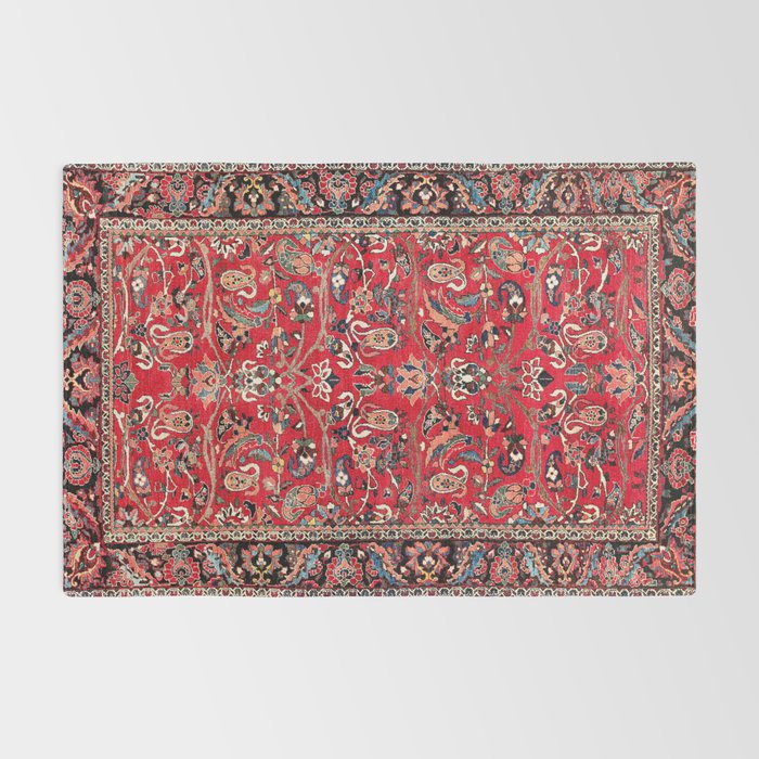 Bakhtiari Persian Floral Rug Print Rug Gallery Image 2