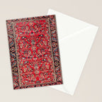 Bakhtiari Persian Floral Rug Print Stationery Card Gallery Image 2