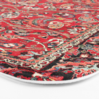 Bakhtiari Persian Floral Rug Print Bath Mat Gallery Image 3