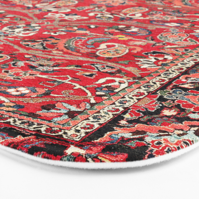 Bakhtiari Persian Floral Rug Print Bath Mat Gallery Image 3