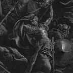 Gustave Dore - Chaos watches as the Rebel Angels are thrown into Hell (Milton's Paradise Lost) Coffee Mug Gallery Image 2