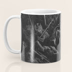 Gustave Dore - Chaos watches as the Rebel Angels are thrown into Hell (Milton's Paradise Lost) Coffee Mug Gallery Image 3