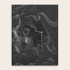 Gustave Dore - Chaos watches as the Rebel Angels are thrown into Hell (Milton's Paradise Lost) Notebook Gallery Image 4