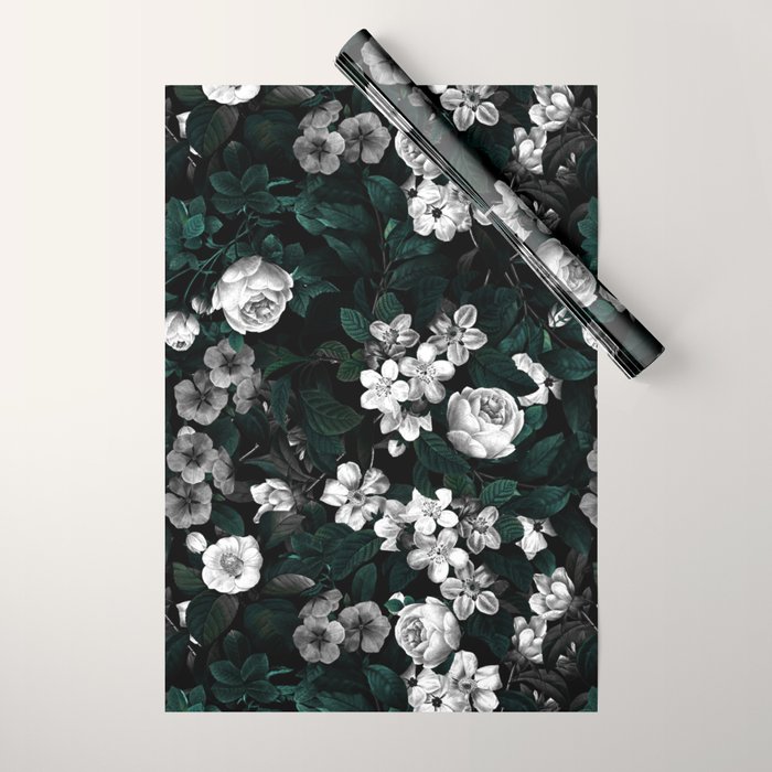 Botanical Night Wrapping Paper Gallery Image 1