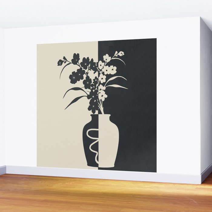 Botanical Contras 3 Wall Mural Gallery Image 2