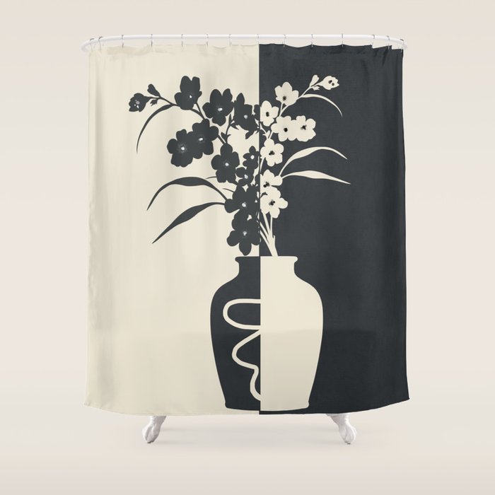 Botanical Contras 3 Shower Curtain Gallery Image 1