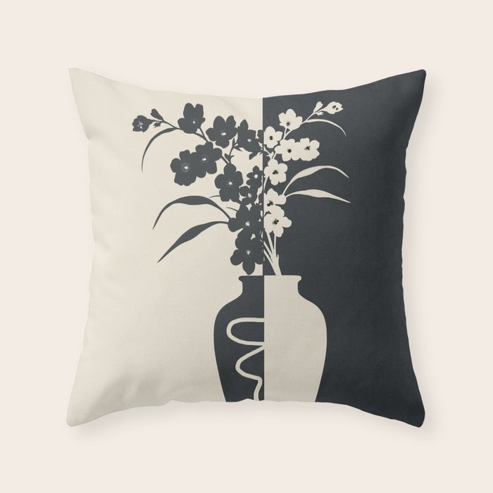 Botanical Contras 3 Throw Pillow Gallery Image 6