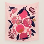 Pomegranate - Pink Wall Tapestry Gallery Image 4