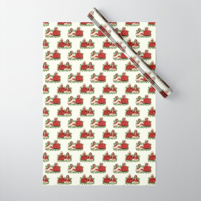 Quartet (White Christmas) Wrapping Paper Wrapping Paper Gallery Image 1