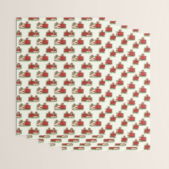 Quartet (White Christmas) Wrapping Paper Wrapping Paper Gallery Image 3