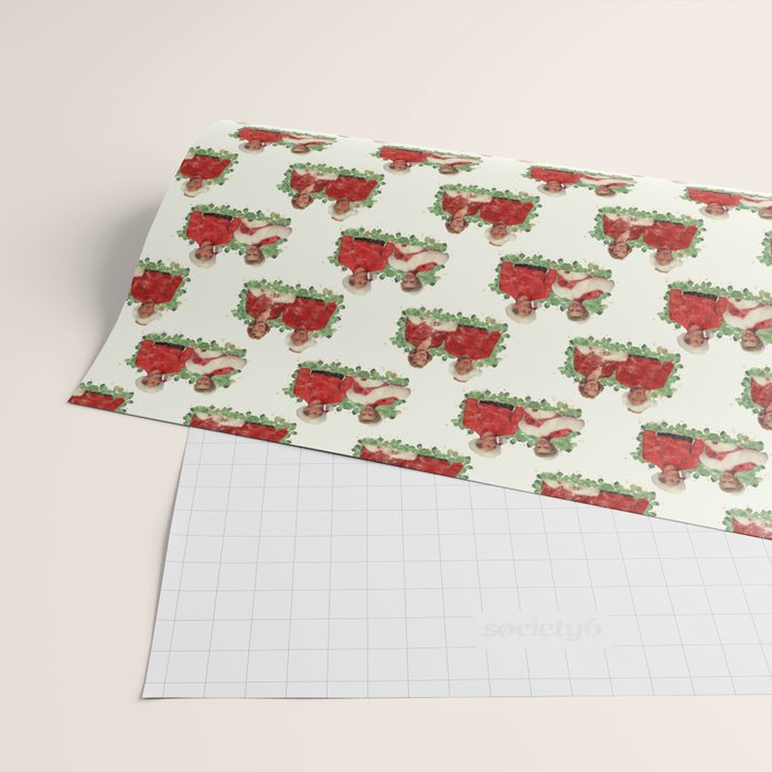 Quartet (White Christmas) Wrapping Paper Wrapping Paper Gallery Image 2