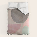 mid century scandi winter shapes painted 3 Duvet Cover Gallery Image 6