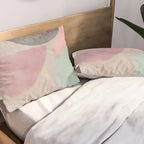 mid century scandi winter shapes painted 3 Pillow Sham Gallery Image 2