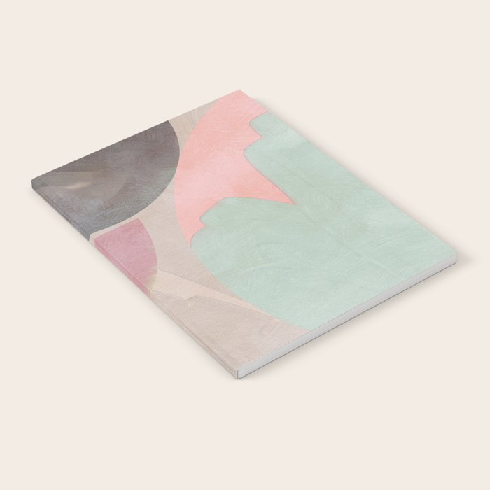mid century scandi winter shapes painted 3 Notebook Gallery Image 1