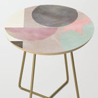 mid century scandi winter shapes painted 3 Side Table Gallery Image 2
