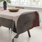 mid century scandi winter shapes painted 3 Tablecloth Gallery Image 3