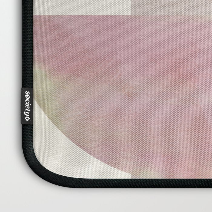 mid century scandi winter shapes painted 3 Laptop Sleeve Gallery Image 3