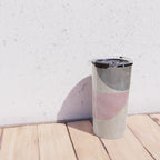 mid century scandi winter shapes painted 3 Travel Mug Gallery Image 4