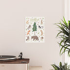 Woodland Creatures Chart Poster Gallery Image 2