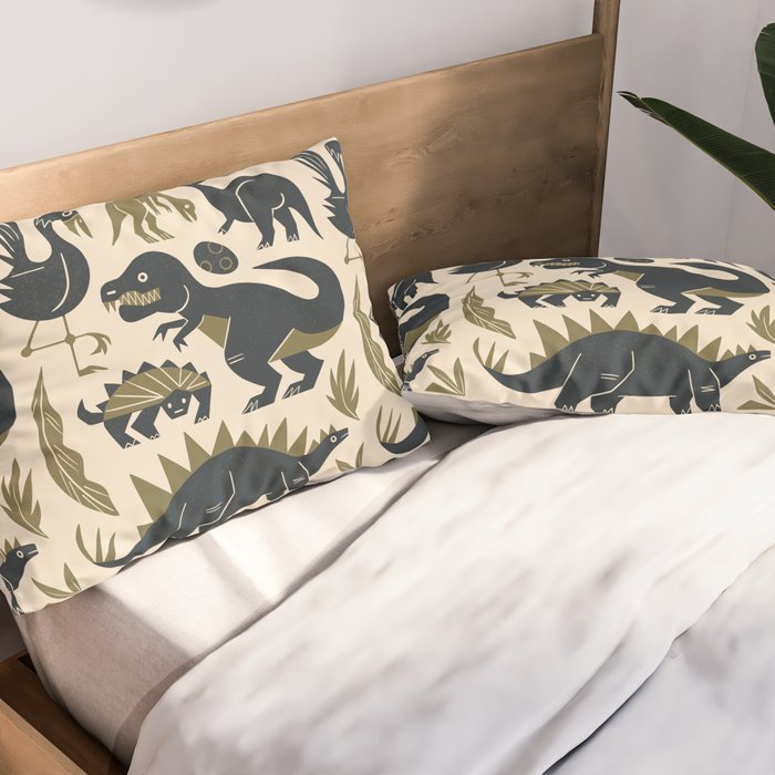 Jurassic Friends Pillow Sham Gallery Image 2
