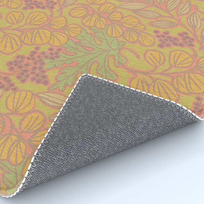 Autumn Leaves and Berries in Golds Rug Gallery Image 4