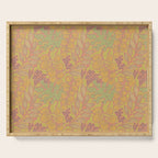 Autumn Leaves and Berries in Golds Serving Tray Gallery Image 1