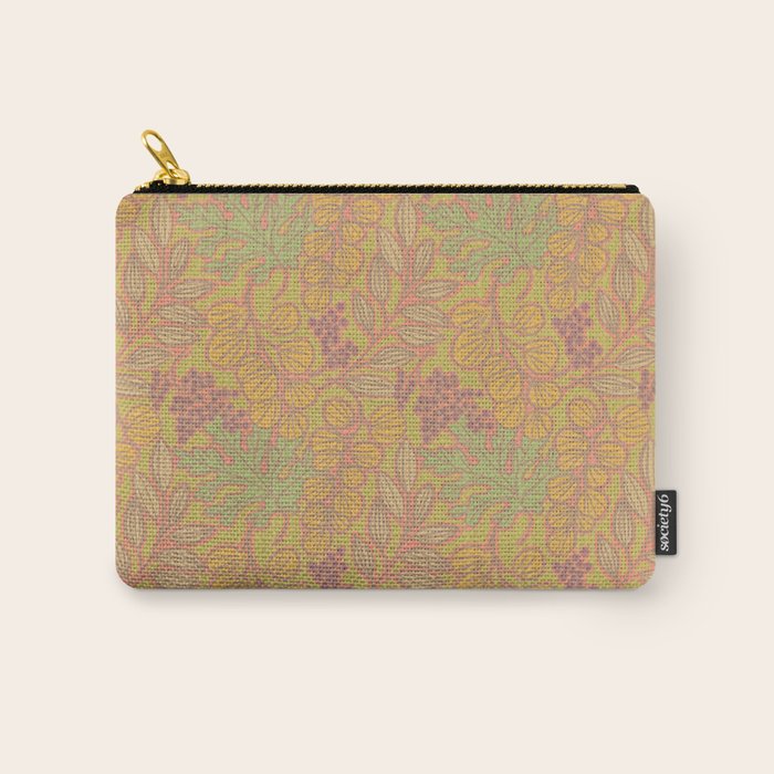 Autumn Leaves and Berries in Golds Carry All Pouch Gallery Image 1