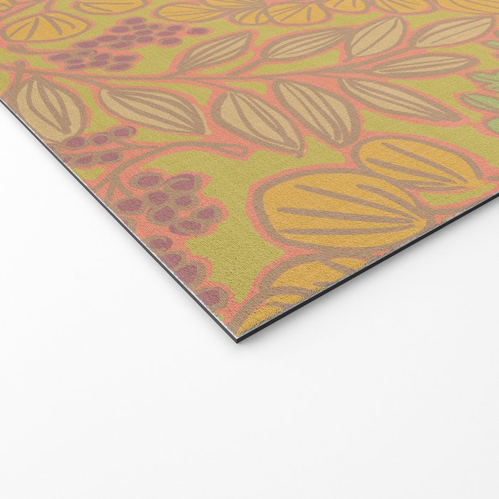 Autumn Leaves and Berries in Golds Welcome Mat Gallery Image 2