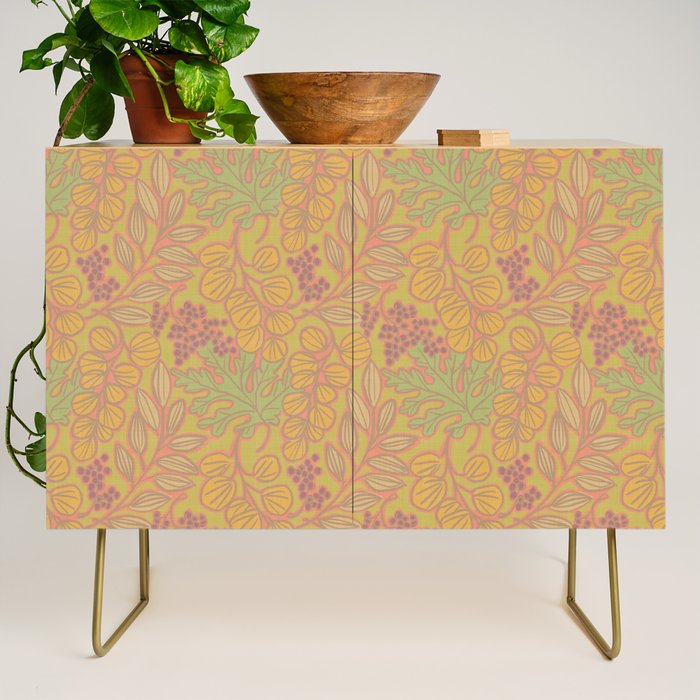 Autumn Leaves and Berries in Golds Credenza Gallery Image 1