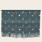 Geometric christmas decoration pattern Wall Hanging Gallery Image 1
