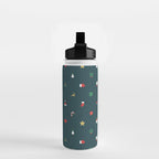 Geometric christmas decoration pattern Water Bottle Gallery Image 2