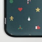 Geometric christmas decoration pattern Laptop Sleeve Gallery Image 3