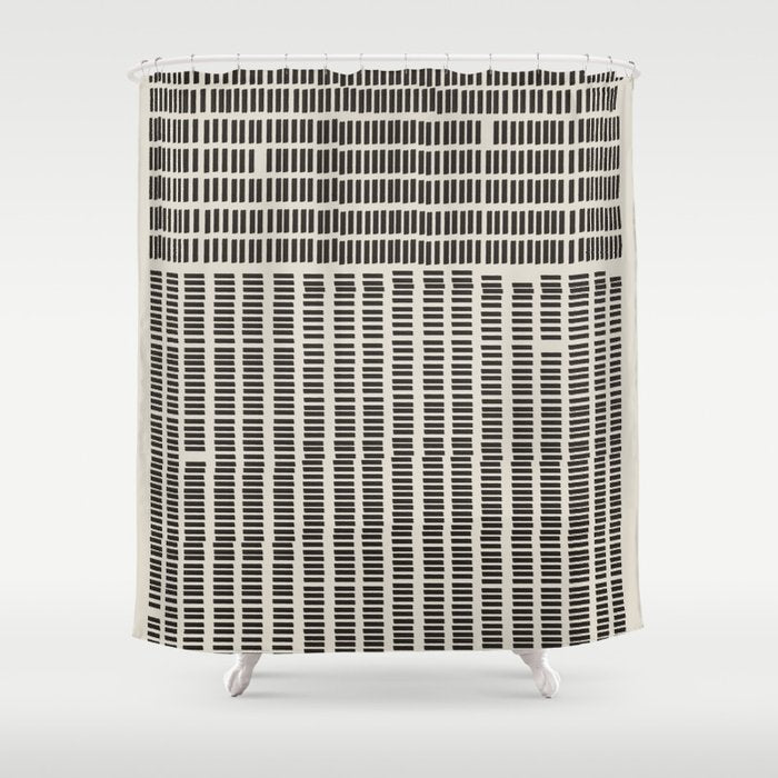 WABI SABI MINIMALIST DECOR Shower Curtain Gallery Image 1