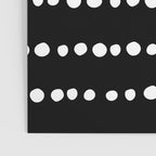 Spotted, Abstract, Black and White, Boho Print Poster Gallery Image 3