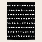 Spotted, Abstract, Black and White, Boho Print Poster Gallery Image 4