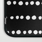 Spotted, Abstract, Black and White, Boho Print Laptop Sleeve Gallery Image 3