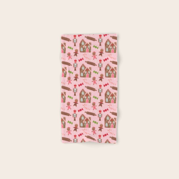 Retro Christmas Baking Wonderland Bath Towel Gallery Image 1